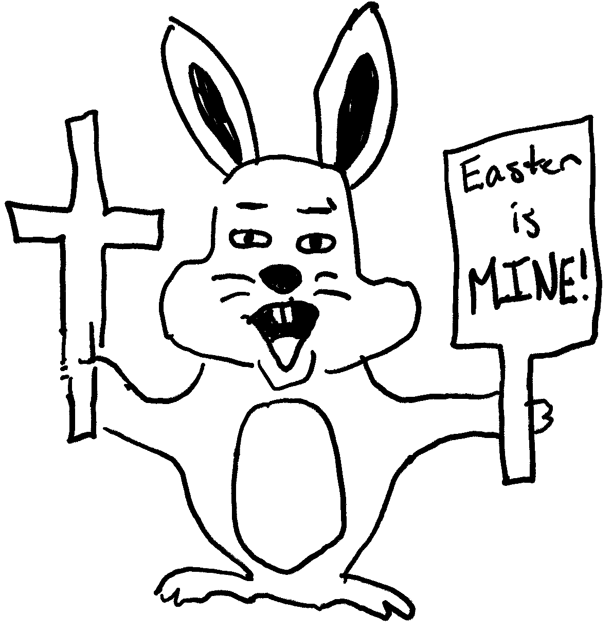 I'm the Easter Bunny and I want Jesus to Stop Hijacking My Big Day